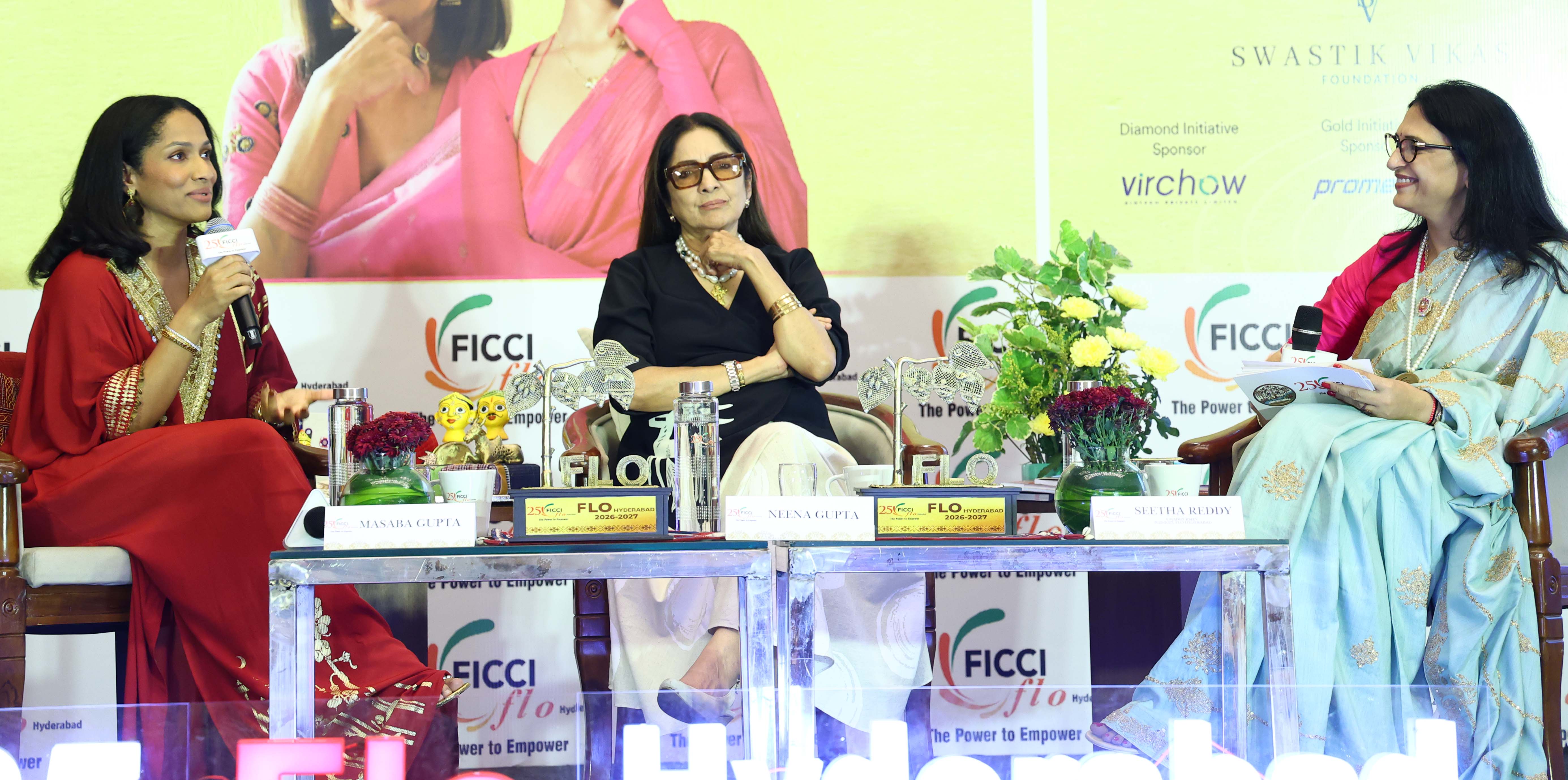FLO Hyderabad presents &ldquo;Unscripted: Life, Legacy & Reinvention&rdquo; Featuring Neena Gupta and Masaba Gupta